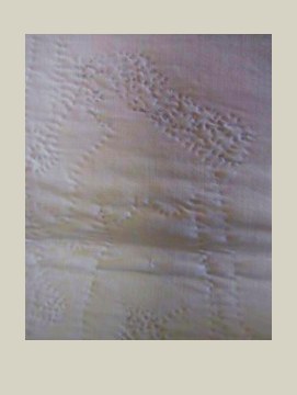 Adam und Eva — whole cloth Quilt, 20. Jahrhundert