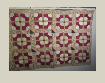 Bow Tie — Patchwork Quilt, um 1840, USA