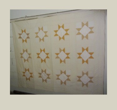 Ohio Star Schweiz — Patchwork Quilt, um 1960, Schweiz