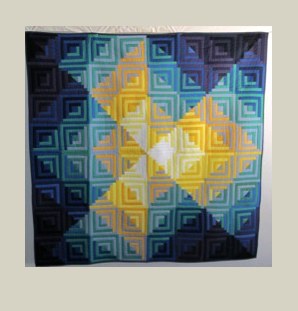 Radiation — Patchwork Quilt, 20. Jahrhundert