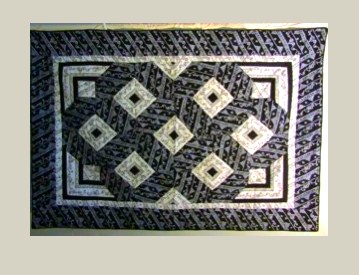 Steppdecke „Graphic“ — Patchwork, neu