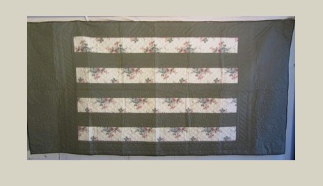 Straight Furrow „Biedermeier“ — Patchwork Quilt, 1995