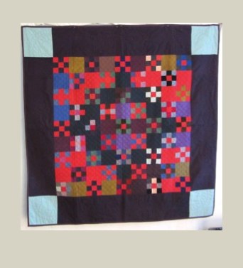 Trip around the World — Patchwork Quilt, ca. 1980