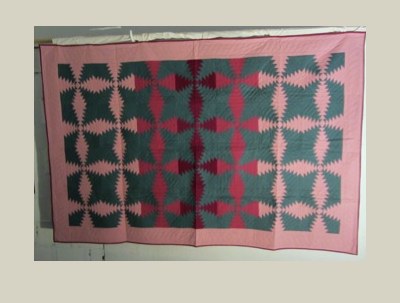 Windmill Blades — Patchwork Quilt, neu